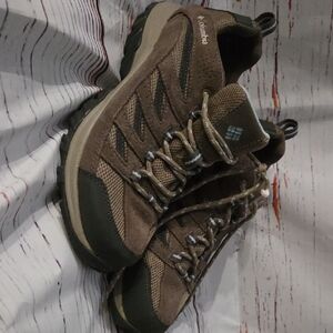 Columbia Brown and Green Athletic Hiking Shoes